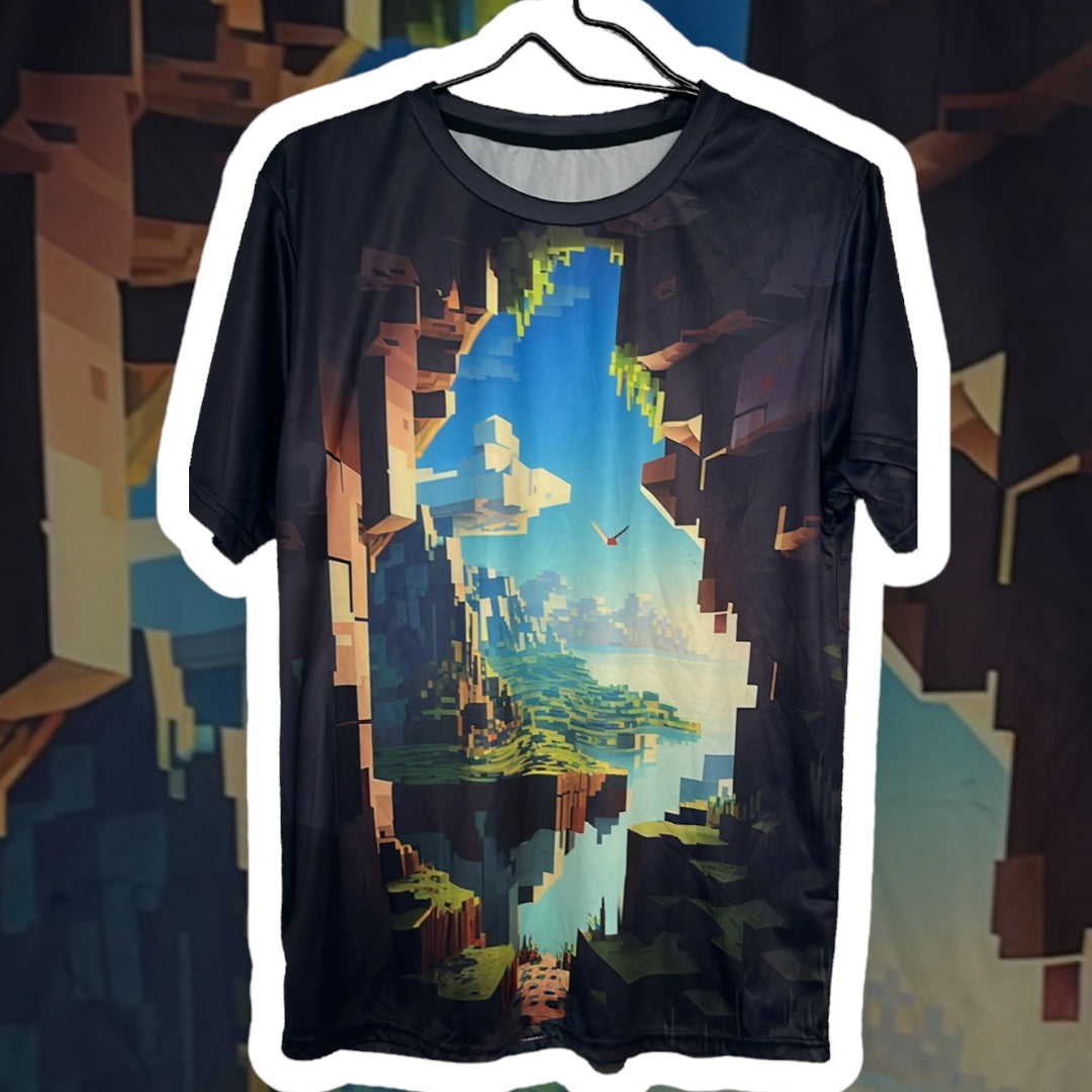 3d Minecraft Tshirt