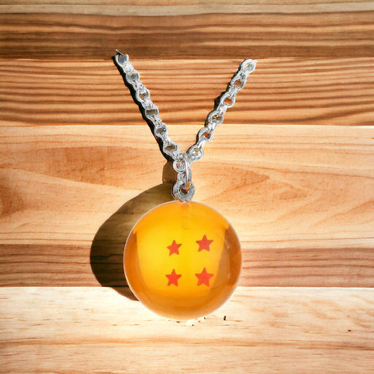 Esferas De Dragon Ball Z Cadena Stainless Steel 4 stars, 7 stars