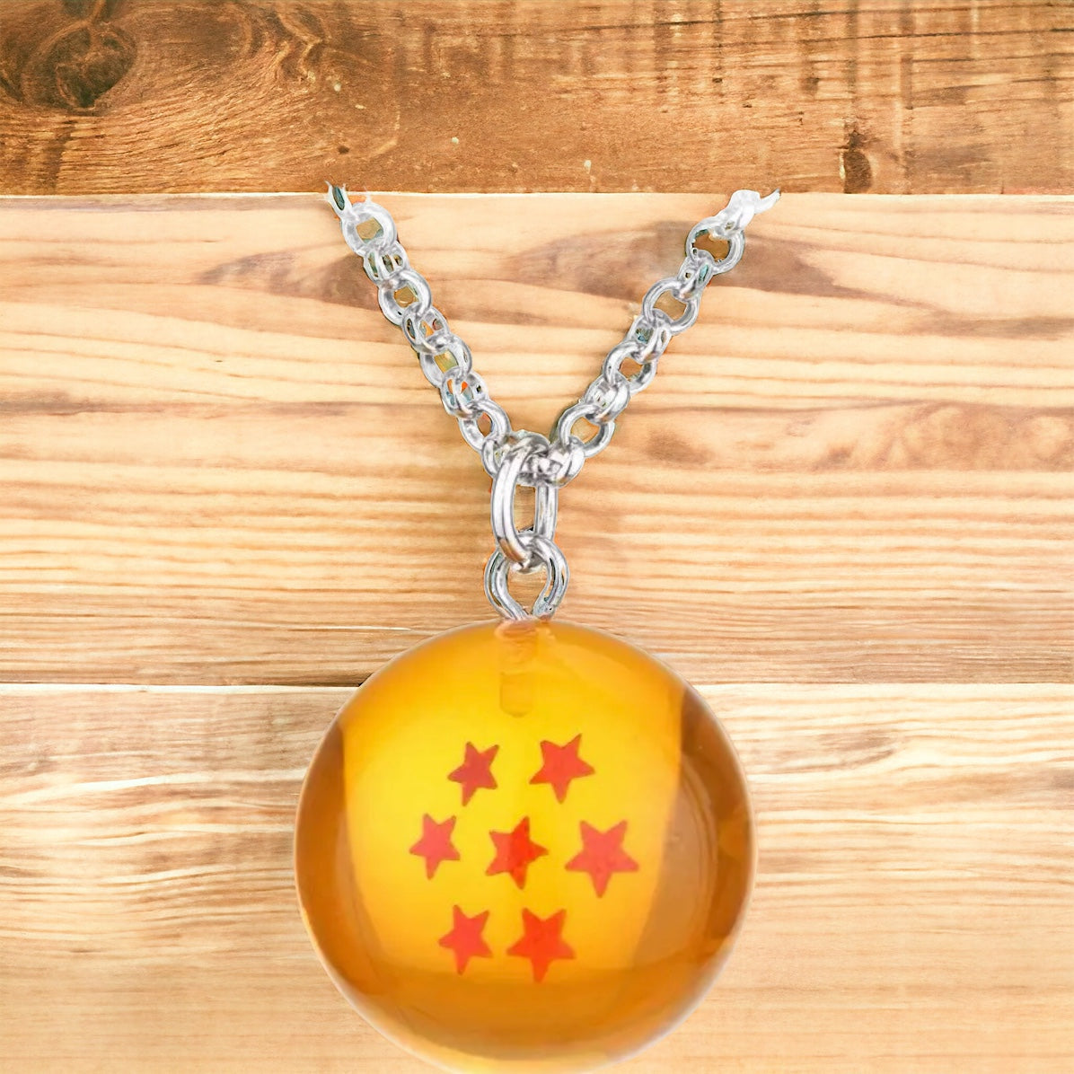 Esferas De Dragon Ball Z Cadena Stainless Steel 4 stars, 7 stars